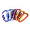 D-shaped Hammock Hook 12KN Professional Carabiner Snap Clip Safety Auto Lock Buckle  Fishing