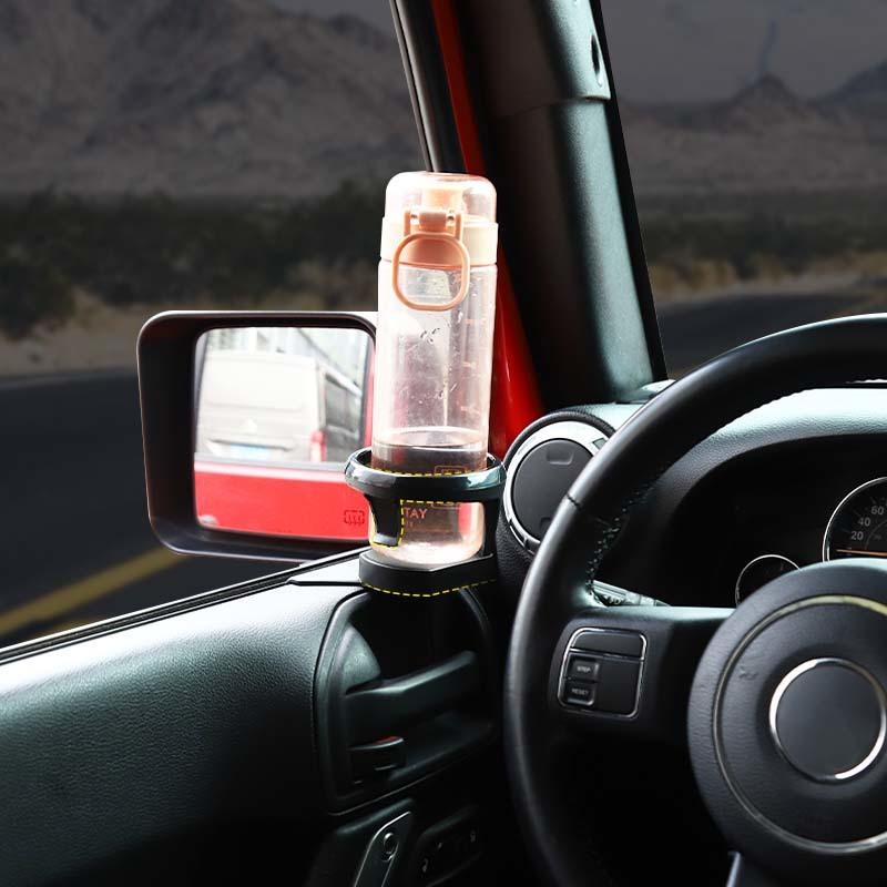 Передняя дверь, кронштейн для стакана с водой, держатель, подставка для Jeep Wrangler JK 2011-2017, аксессуары для салона автомобиля