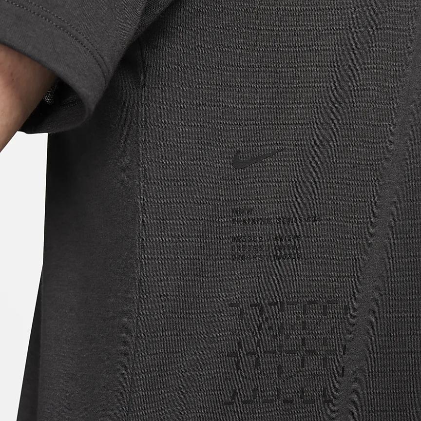 Nike X 1017 Alyx 9SM Yoga Series SS24 Свободный крой Сплошной цвет На открытом воздухе Повседневный спортивный пуловер с круглым вырезом Футболка с короткими рукавами Топы унисекс Черный DR5356-060