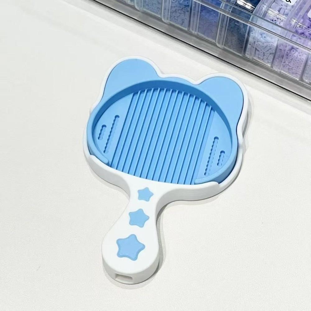 2.6MM Fuse Beads Aligner Tray Plastic Efficient Collage Beans Shovel Handheld Cat Shape Beads Picking Tray