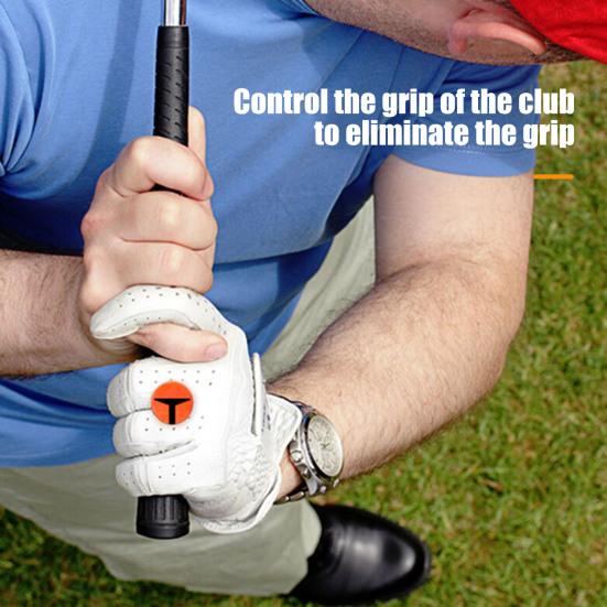 Тренировочная накладка для гольф-клюшки, противоскользящая, тренажер для отработки ударов, вспомогательное средство для тренировок по гольфу, корректирующее осанку при захвате клюшки