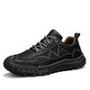 Men's Outdoor Casual Leather Shoes Retro Style Male Sneakers Adult Non-Slip Casual Desert Hiking Footwear Treking Shoes Trainers