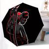 1pc KAWS Automatic Open/Close Cute Umbrella, Portable 3-Fold Compact Umbrella for Men & Women, Perfect Gift for Birthday081