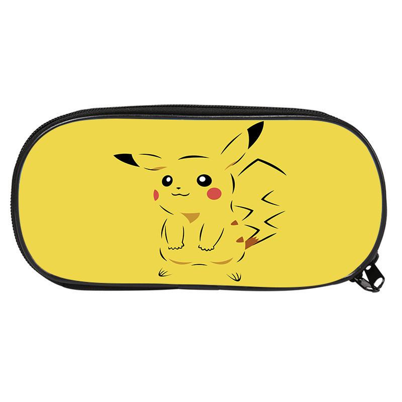 Pokemon Themed Printed Student Single Layer Stationery Storage Pencil Bag