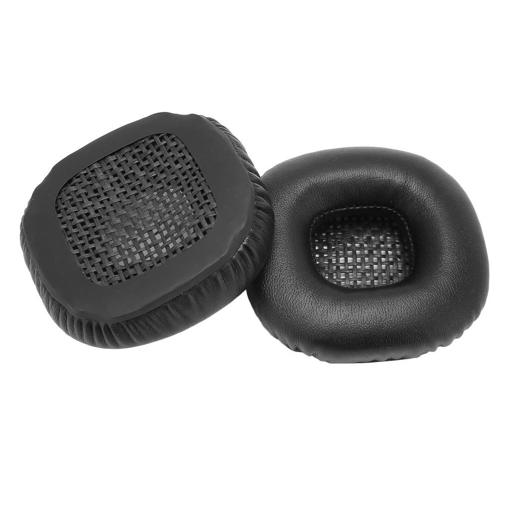 Replacement Ear Pads Soft Artificial Leather Foam Headphone Cushion for Major Headphones Black