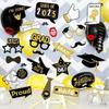 25pcs Congratulation Graduation Photography Props Dress Up Costume Mask  For Graduation Season Party