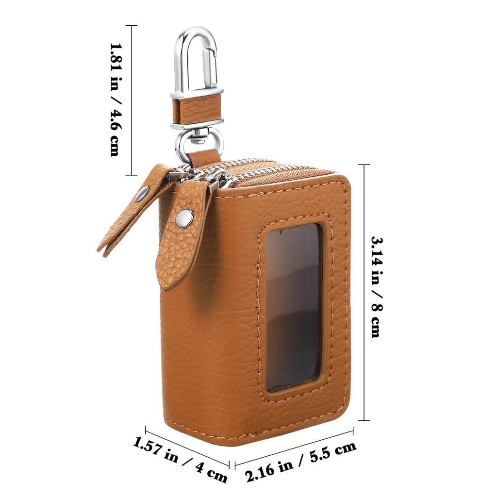POPETPOP Key Case, Smart Key Compatible, Coin Case, Key Holder, Smart Key Case, Car,