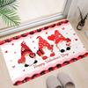 Cartoon Dwarf Love Heart Doormat Cute Sweet Dwarf Room Decor Carpet Valentine's Day Decor Rug Non-slip Home Decor Carpet