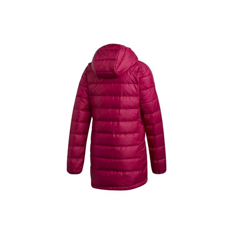 adidas Women's Essentials Light Down Hooded Parka Power Berry GH4592