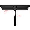 Squeegee 10'' 12'' 14'' INCH Black Rubber Silicone Shower Cleaner with Hook Stainless Steel Scraper Bathroom Car Window Tools
