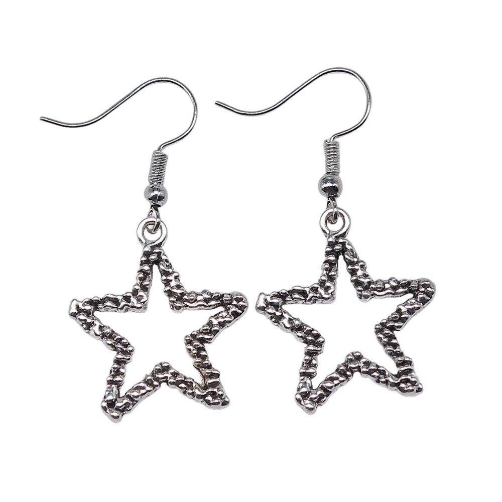 1 пара подвесок со звездами и луной для женщин, модные серьги, висячие серьги