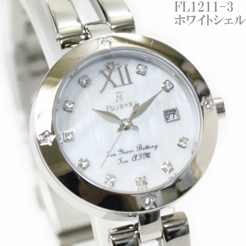 Pair Watch A Pair Watch with Beautiful Shell Waterproof for Everyday Life 10 ATM Water Equipped with a 10 Year Battery Movement Crystals. [Men's]