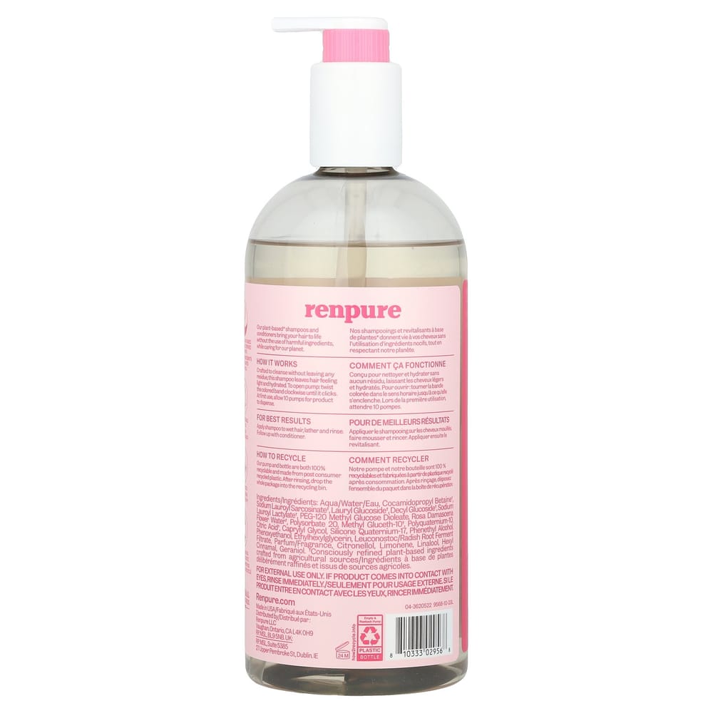 IHerb Розовая вода Шампунь 710мл (24 жидких унции)