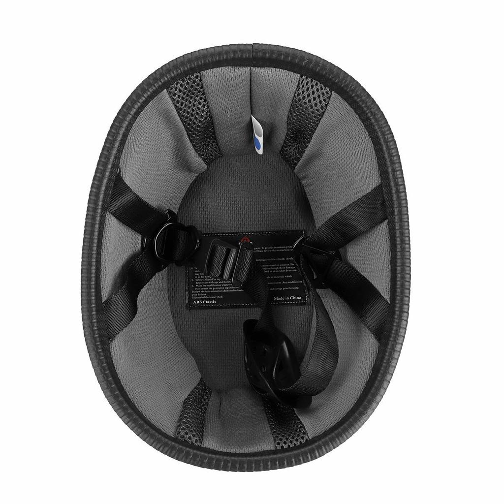 S-2XL DOT Мотоциклетный шлем в немецком стиле с половиной лица для мотокросса Велосипед Матовый черный