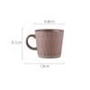 Nordic Ceramic Retro Coffee Mug Simple Office Tea Cup Coarse Pottery Handmade Breakfast Milk Mug Couple Drinkware
