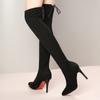 New Boots for Woman Slender Heel Non-slip Winter Solid Color 2024 High Quality Fashion Female Over Knee Boots Botines Mujer