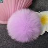 DIY Faux Fox Fur Fluffy Pompom Ball for Knitting Hat Hats