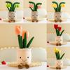 Ornament Tulip Plush Flower Succulent Potted Plant Decoration Photograph Prop