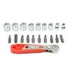 Comfortable Grip Adjustable Ratchet Quick-release Drill Ratchet Screwdriver