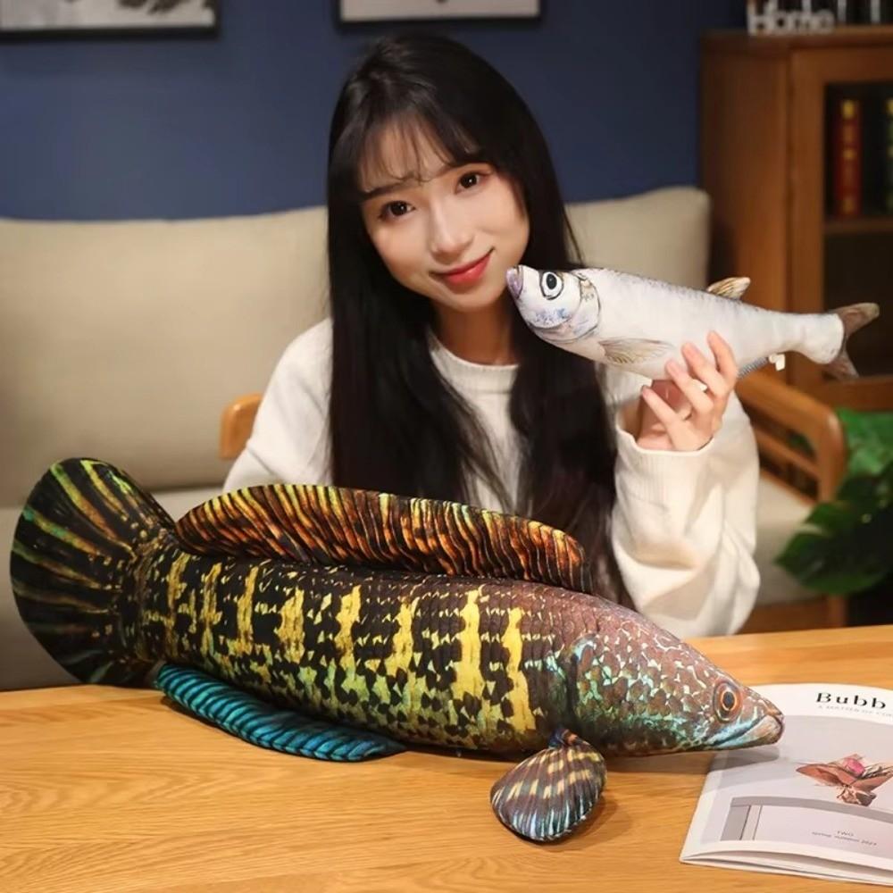 Realistic Stuffed Animal Pillow 40/60cm Carp Plush Pillow Simulation Fish Plush Toy Birthday Gifts