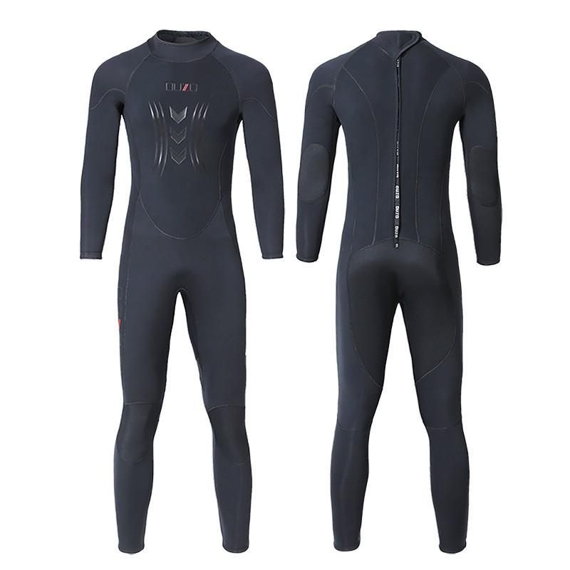 3mm Mens Full Wetsuit Surfing Diving Swimming Thermal Protection Chloroprene Neoprene Long Sleeve One Piece