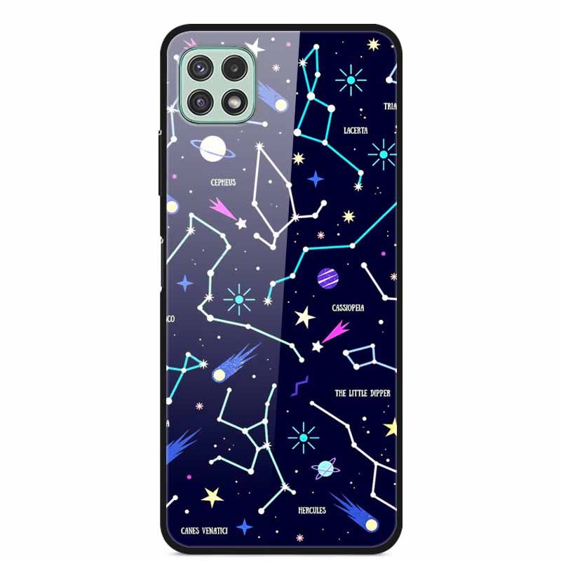 For Samsung Galaxy Wide5 Case Tempered Glass Hard PC Phone Back Cover for Galaxy Wide 5 Bumpers Cases Shell Coque 6.6'' SM-E426S