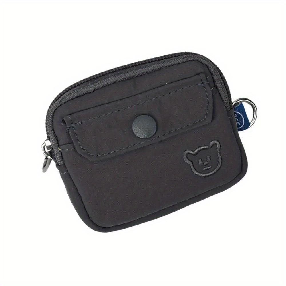 Новый нейлоновый кошелек для монет на молнии, многоцелевой маленький кошелек, сумка для наушников