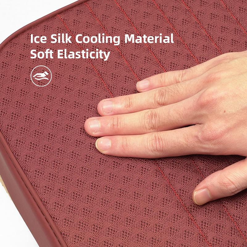HVHE9 Ice Silk Car Seat Cushion 6CM Thick Sponge Pad For BMW X1 X2 X3 X5 X4 X6 X7 G30 G20 G32 G11 G12 F40 F30 F20 F10 F34 F07 F44 F45