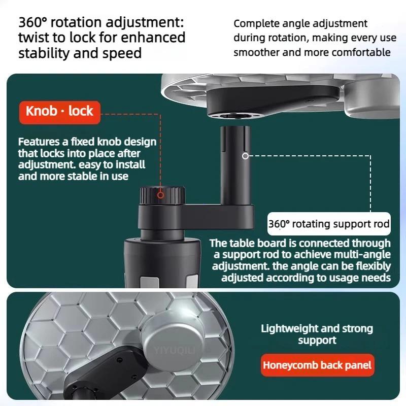 1Pc Multifunctional Car Cup Holder Extension Bracket Small Tray Auto Interior Organizer Dining Tray Storage for Vehicle Interior