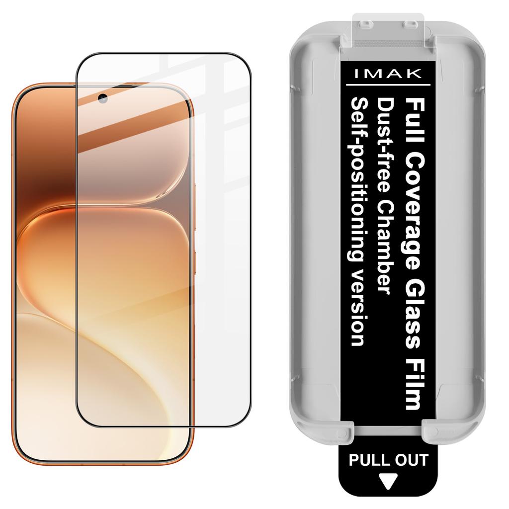 Для Honor 600 Pro 5G Global Стекло IMAK Пылезащитная Кабина Закаленное Стекло на Весь Экран Пленка Поддерживает Разблокировку по Отпечатку Пальца
