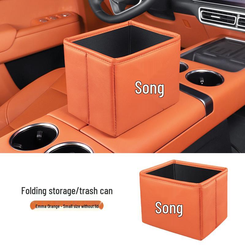 Multifunctional Car Storage & Folding Trash Bin for BYD Song PLUS/L/PRO/EV