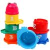 Oz Toy Animal Cup Stacking, Mixed Colors, 1 Piece, Korean Baby Products