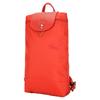 Longchamp Le Pliage Green 26 Foldable Snap Zipper Closure Recycled Polyamide Canvas School Bag Backpack Backpack Women's Bright Red 1699919P83