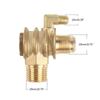 3-Way Unidirectional Check Valve Connect Pipe Brass/Aluminium Alloy High Quality Air Compressor Replacement Check Valves