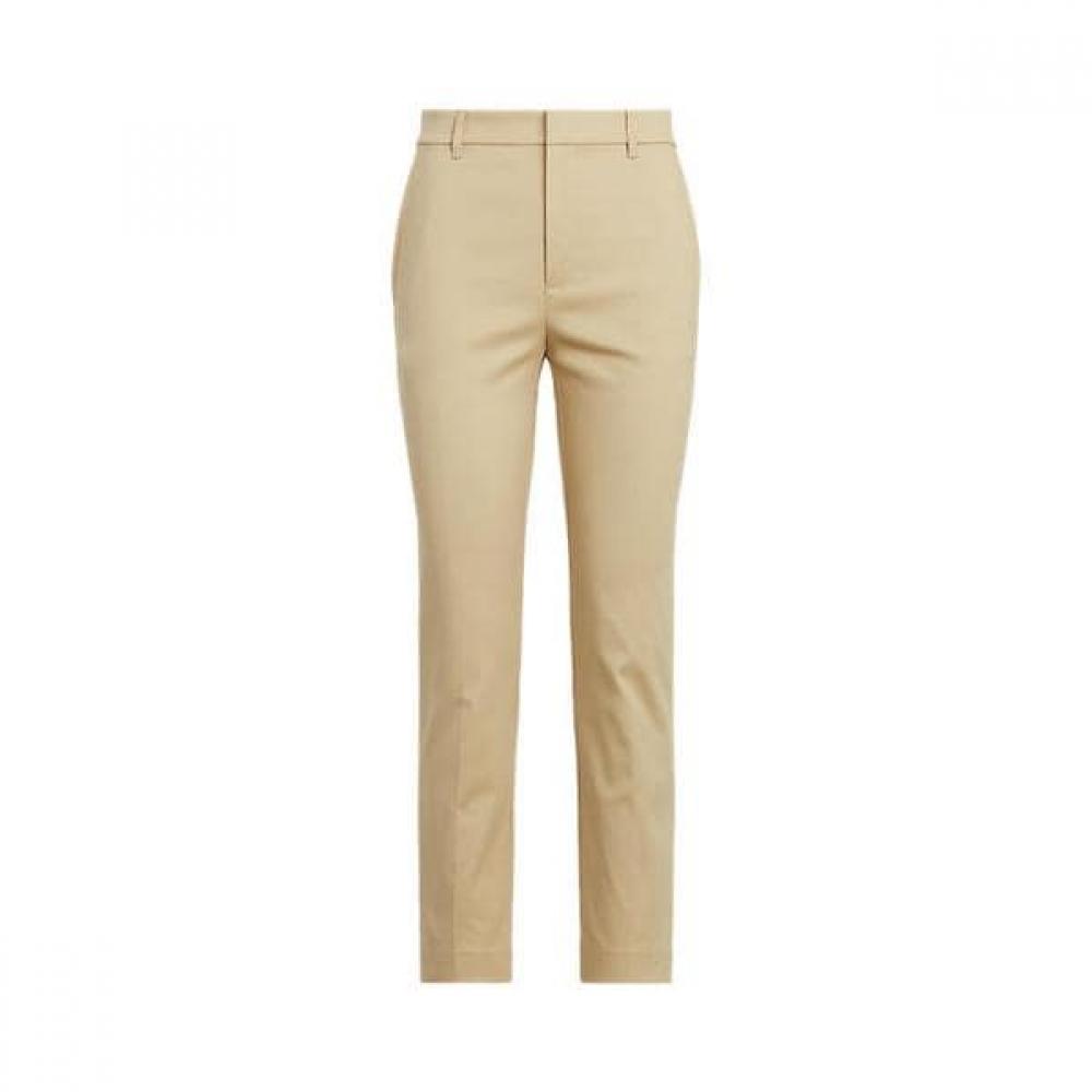 Lauren Ralph Lauren Double Face Stretch Cotton Pants Wmlrpnts4e20007270