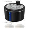 3L Cat Water Fountain Automatic Filter Pet Water Purifier 4000mAh Long-lasting Battery and Silent Pump with Stainless Steel Tray