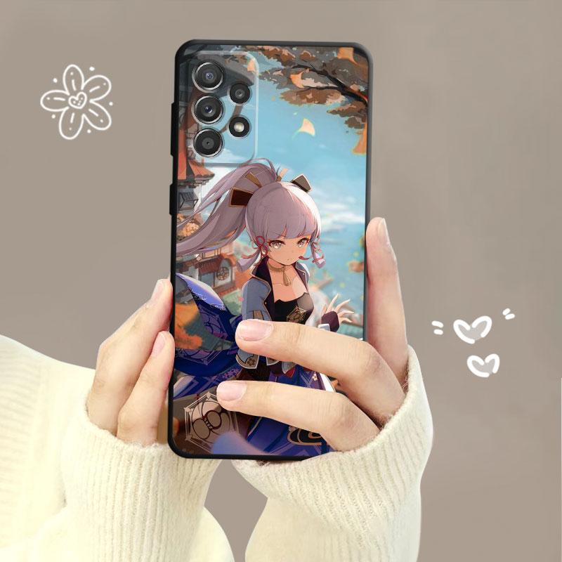 Чехол Game Genshin Impact Yan Fei Barbatos для Samsung Galaxy A14 A73 A53 A71 A51 A31 A33 A22 A12 A21s A13 A32 A52s A72 A52 A23