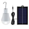 LED Solar Lamp White Camping Light 5V With Solar Panel Hanging Bulb Turn On/off For Outdoor Garden Camping Tent Fishing