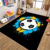 Football Pictures Rug Cartoon Football Living Room Decoration S Bed Non-slip Carpet Home Entrance Door Mat Kids