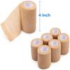 4-дюймовые 24 упаковки ветеринарных бинтов, клейкие бинты, самоклеящиеся бинты
