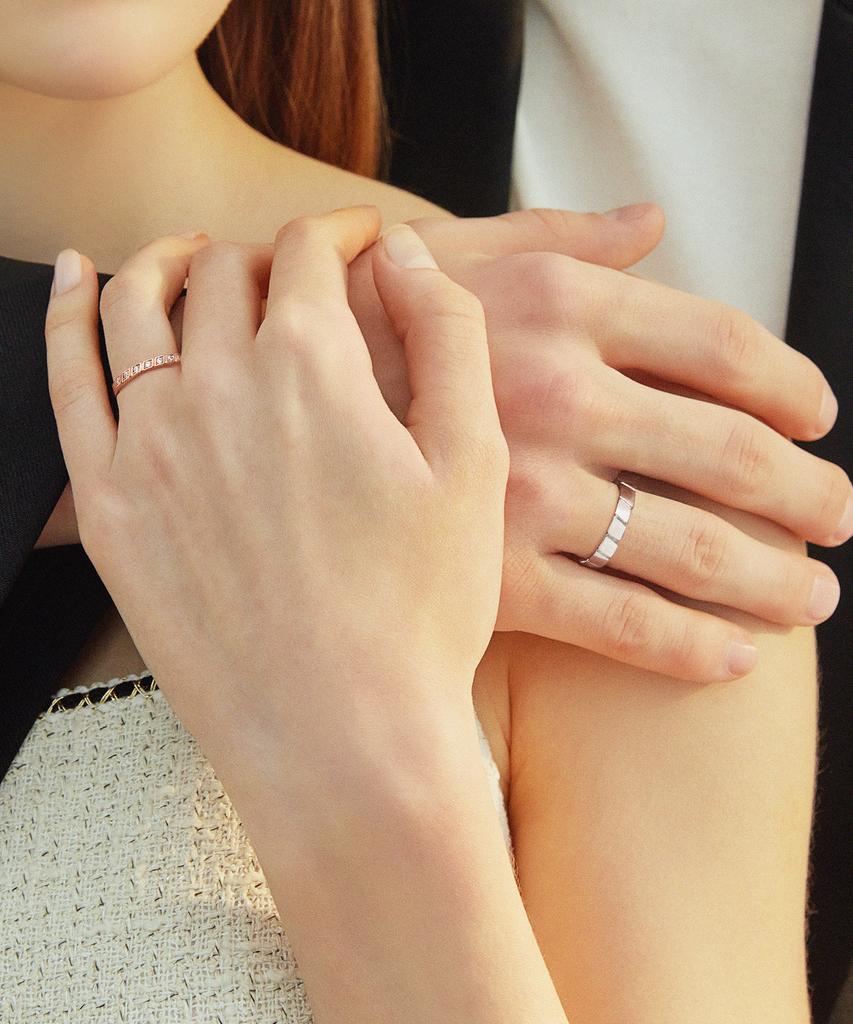 Jestina Mariebel 14K Couple Ring (M) (Jjmbc05B1453W4160)