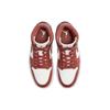 Air Jordan 1 Mid Dusty Peach Женские кроссовки Оранжевый Night-Maroon Sail BQ6472-200