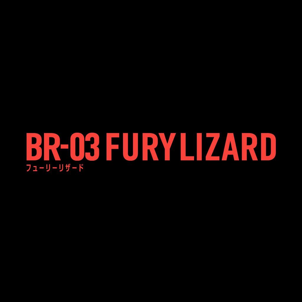 Bandai Baraba Ride Starter Set Fury Lizard BR-03 (Ages 6 and Up)