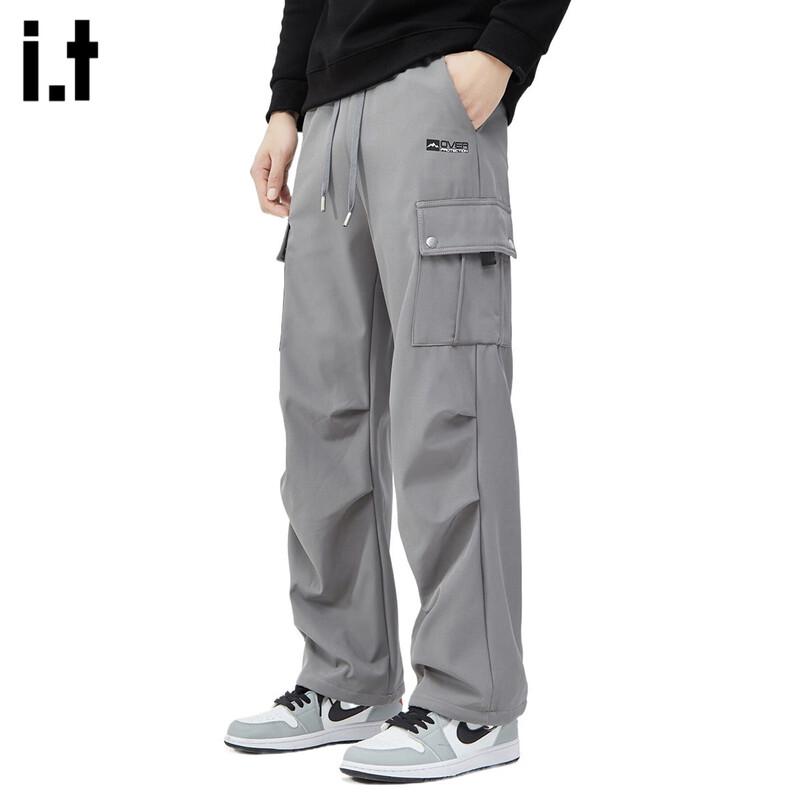 OVERPROTECTIONit Men's Fleece Lined Drawstring Cargo Pants