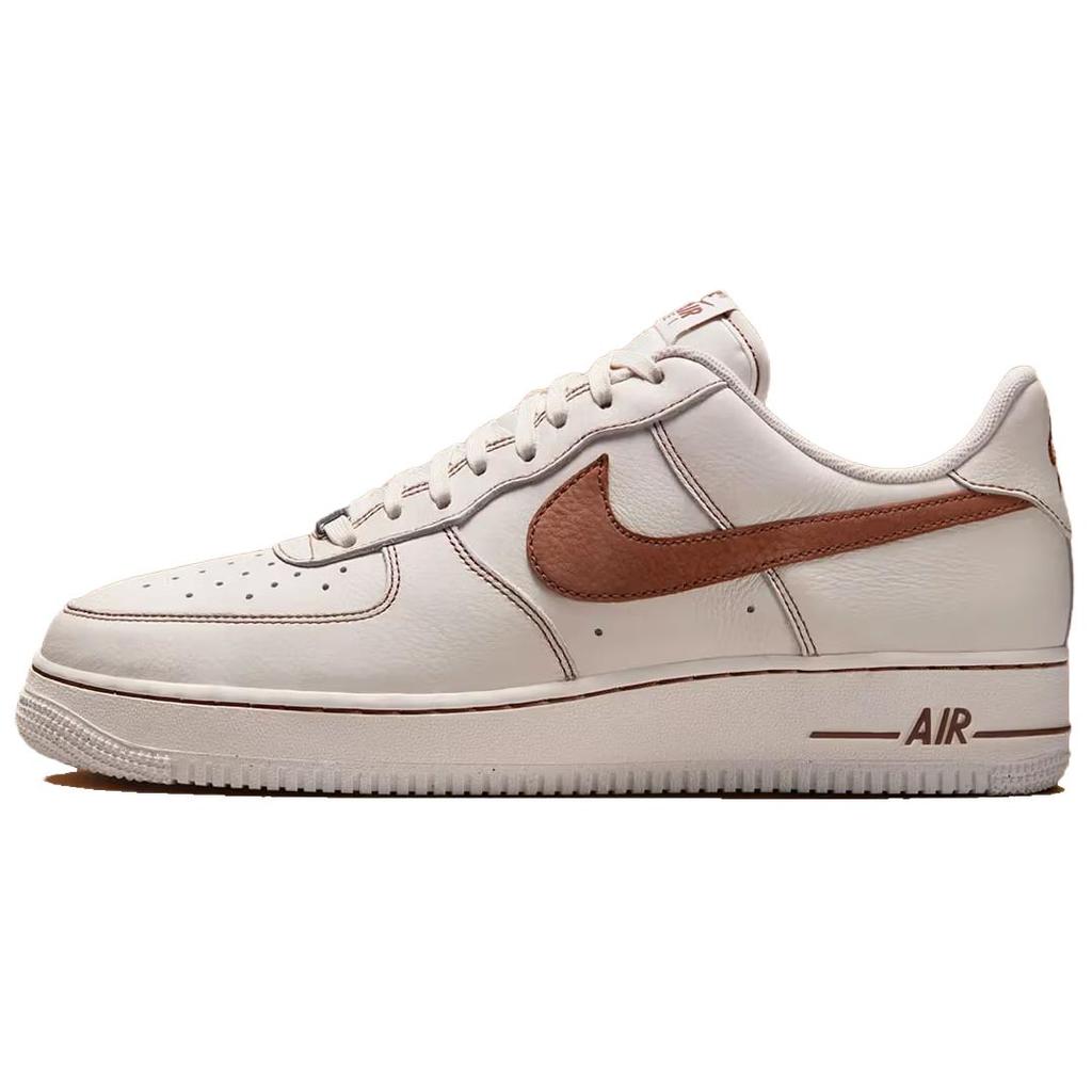 Nike Air Force 1 07 LV8 Ivory Saddle Brown Unisex Sneakers Cream HQ2037-101