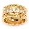 Gold Plated Ring 'Goddess' White Gold - 11 Mm