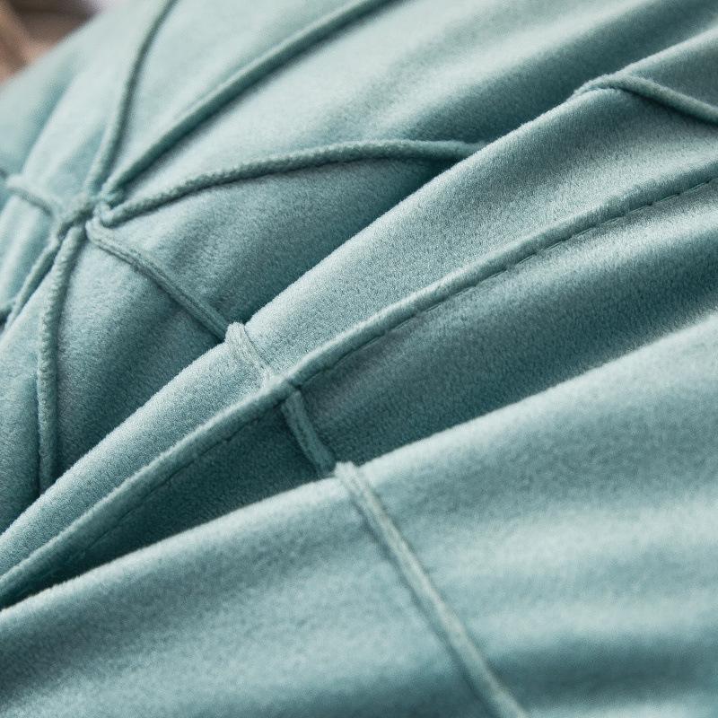 Подушки из бархата, приятные к коже, Высококлассные Геометрические Простые Прикроватные Татами