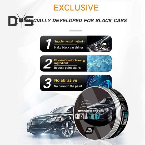 Автомобильный восковой полироль 3-в-1 Керамическое покрытие Полироль Воск Длительная защита Легко наносится Удаляет царапины Окисление Уход за лакокрасочным покрытием автомобиля Защитный воск
