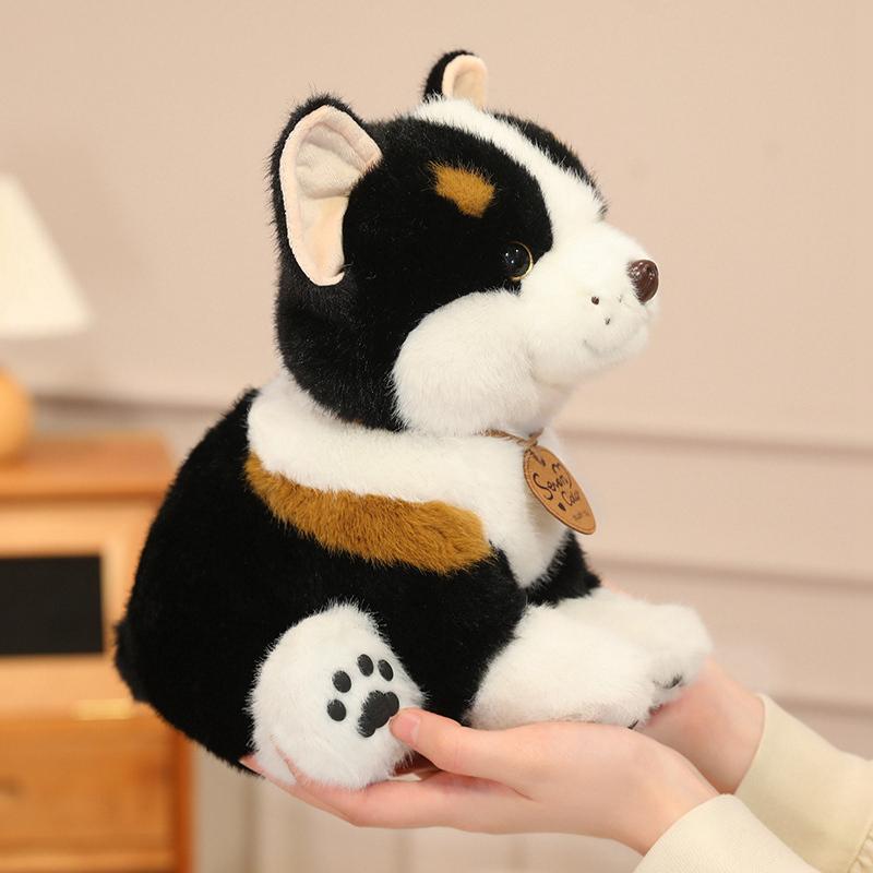 Плюшевая игрушка Собака Мультяшная Мягкая игрушка Корги Щенок Кукла Мягкая Каваи Питомец Подушка Игрушки Для Детей День Рождения Рождественский Подарок Милый Декор Комнаты