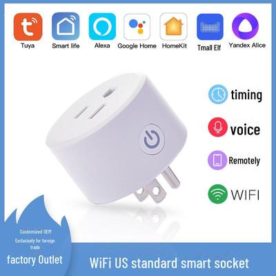 Tuya US Smart WiFi & Bluetooth розетка с Alexa и голосовым управлением HomeKit